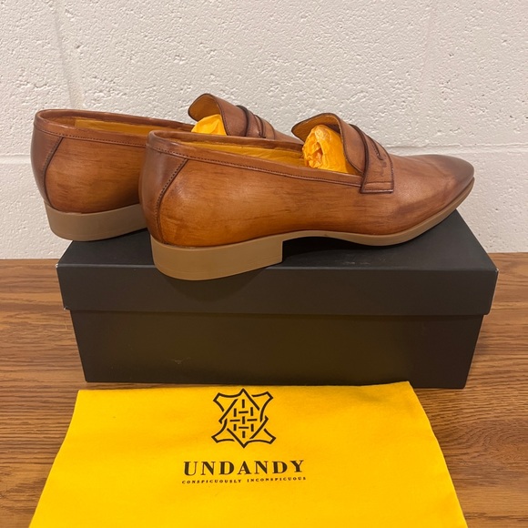BNWB Undandy custom bamboo finish shoes - Picture 2 of 6